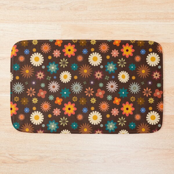 Item preview, Vintage Hippie Flower Pattern designed and sold by taoistviking.