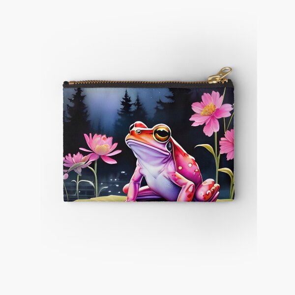 Item preview, Pink Frog In The Night designed and sold by TheArtOfPat.