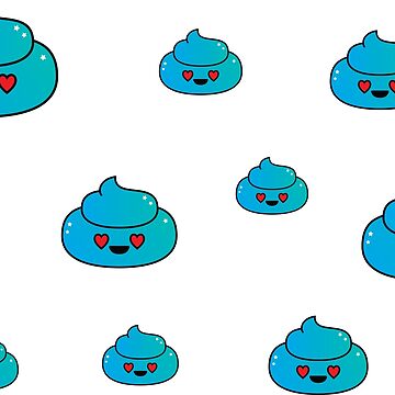 Artwork thumbnail, Cute Poop Smiley by DesignGoodStore