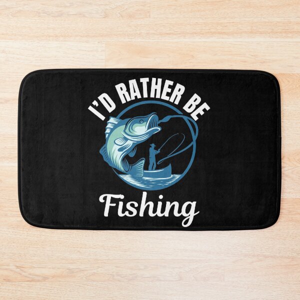 Item preview, I'd rather be fishing, fish catching hobby lovers designed and sold by NBSStore.