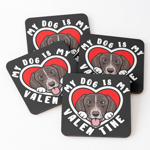 Item preview, My German Shorthaired Pointer Dog Is My Valentine designed and sold by TheAnimalZ00.