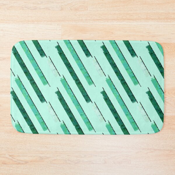 Item preview, green tone line fabric pattern graphic design by ironpalette designed and sold by ironpalette.