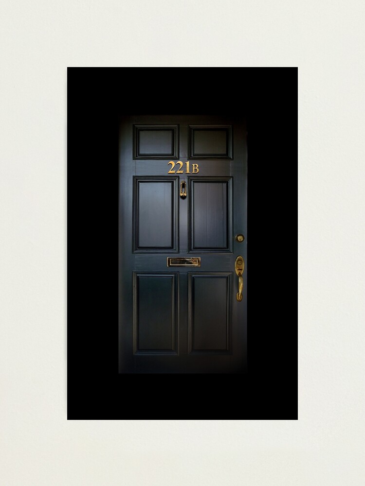 221B Baker St Door - Sherlock Holmes