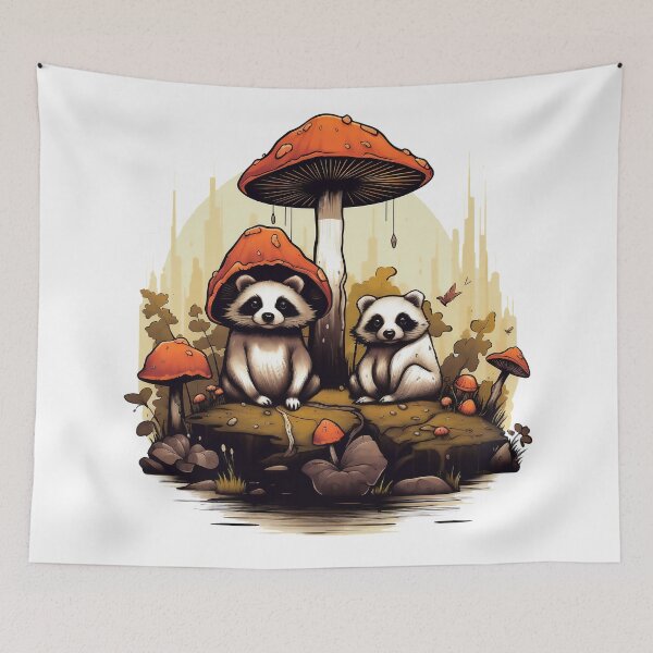 Item preview, Cute racoons designed and sold by javierparra.