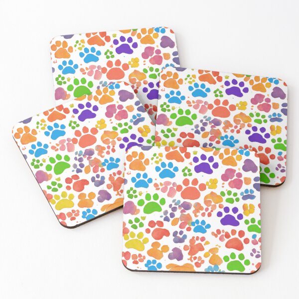 Item preview, dog and cat paws pattern paw, hearts, cat lovers, dog lovers, designed and sold by OURBYPRODUCTS.