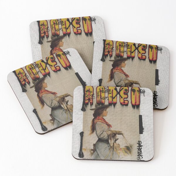 Item preview, Vintage Rodeo, Cowgirl, In Riding A Horse We Borrow Freedom,  Spirit of the Wild West, Graffiti style designed and sold by Kai Multiverse.