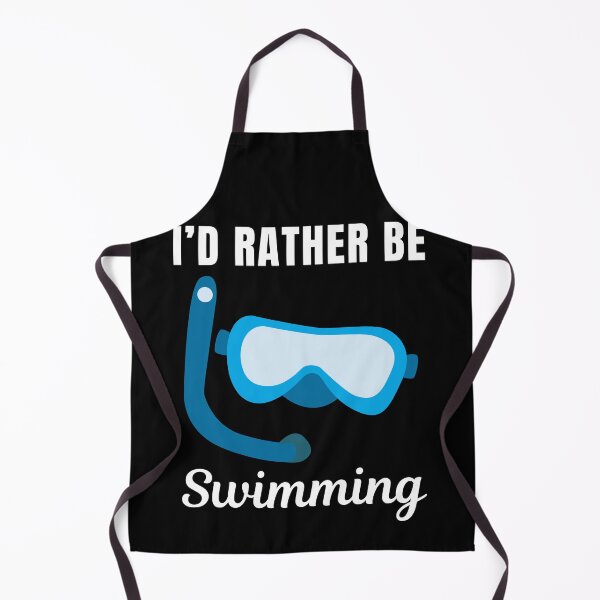 Item preview, I'd rather be swimming, swimmer designed and sold by NBSStore.
