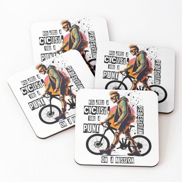 Item preview, Not just a cyclist, but a punk pedestrian on a mission designed and sold by Concept-Hub.