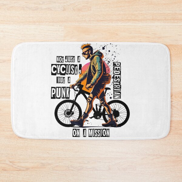 Item preview, Not just a cyclist, but a punk pedestrian on a mission designed and sold by Concept-Hub.
