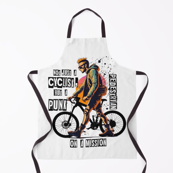 Item preview, Not just a cyclist, but a punk pedestrian on a mission designed and sold by Concept-Hub.