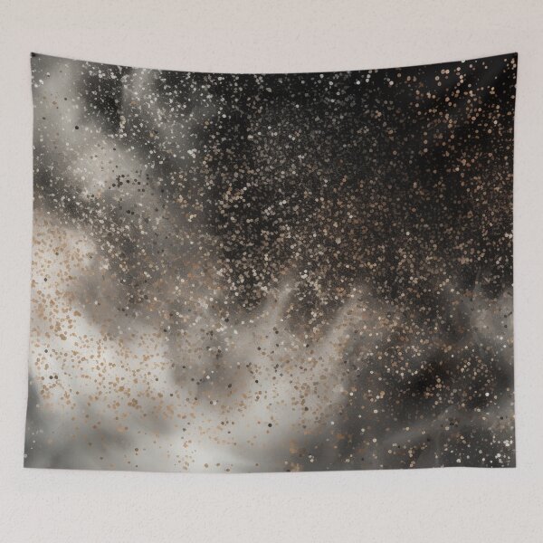 Item preview, Smoke Gradation Gold Brown Glitter (Faux Glitter) #shiny #decor #art designed and sold by GrinGalore.