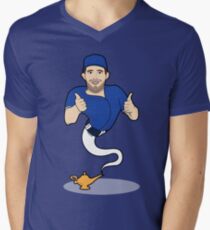Joe Be A Genie Men's V-Neck T-Shirt