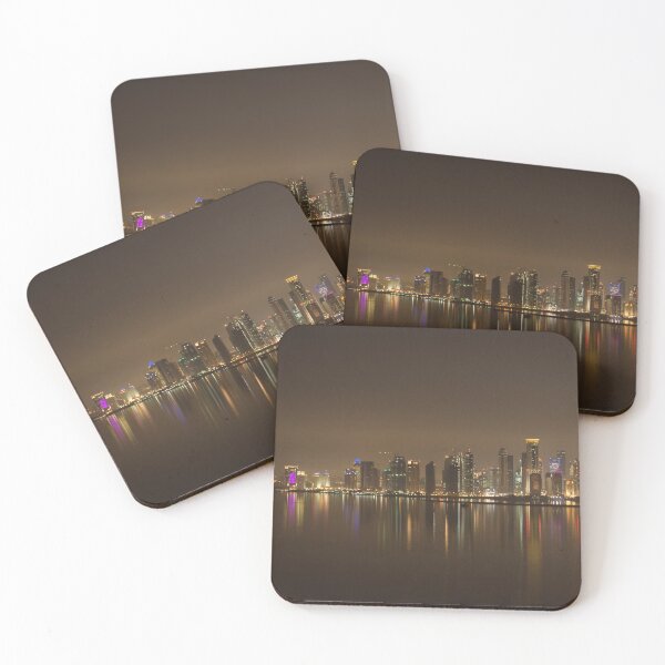 Item preview, Doha Night Skyline designed and sold by Kasia Design.