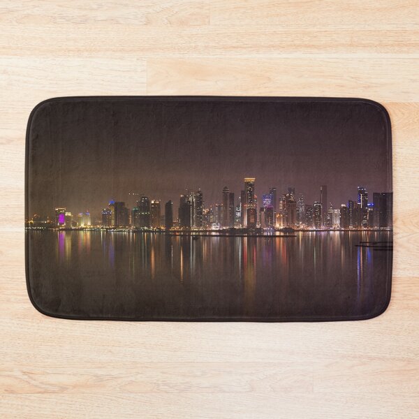 Item preview, Doha Night Skyline designed and sold by Kasia Design.