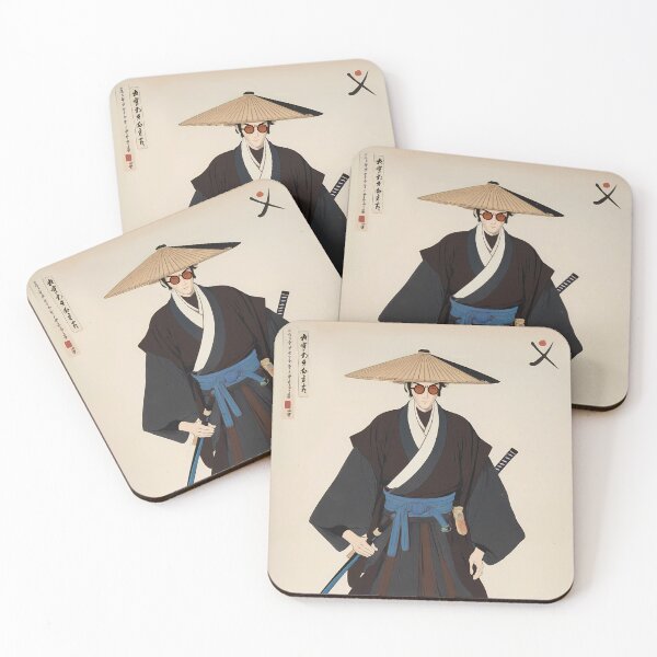 Item preview, Blue Eye Samurai Mizu Retro vintage Poster print  designed and sold by inbaluchi.
