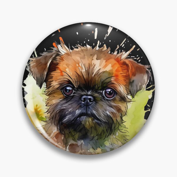 Item preview, Watercolor Brussels Griffon Puppy designed and sold by Amazing-Kortez.