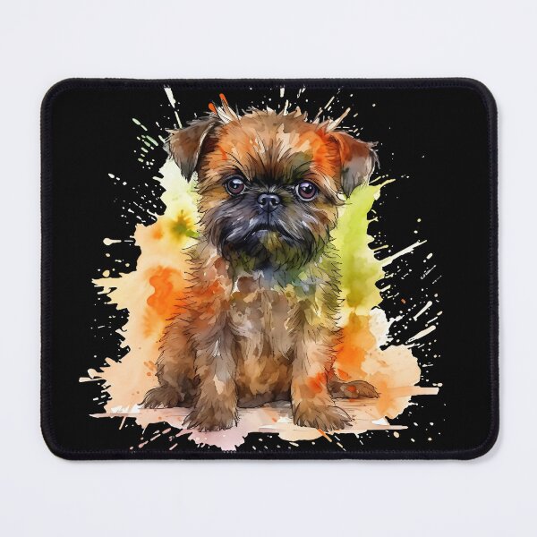 Item preview, Watercolor Brussels Griffon Puppy designed and sold by Amazing-Kortez.