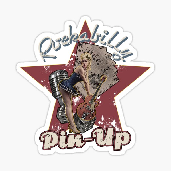 Vista previa del artículo con la obra «PIN-UP Rockabilly», diseñado y vendido por never-still.