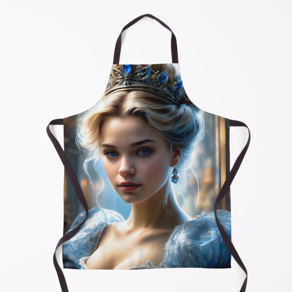 Item preview, Cute Princess In A Blue Dress designed and sold by TheArtOfPat.