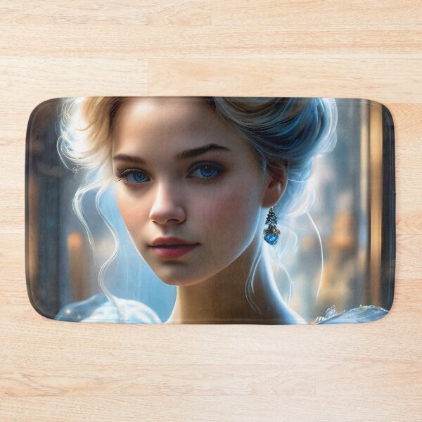Item preview, Cute Princess In A Blue Dress designed and sold by TheArtOfPat.