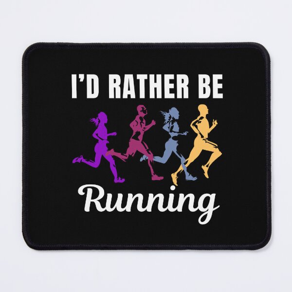 Item preview, I'd rather be running, runner athlete sport or hobby lovers  designed and sold by NBSStore.