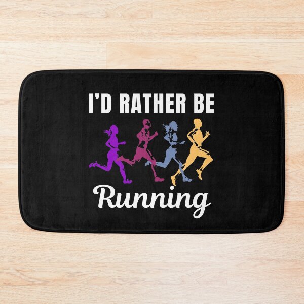 Item preview, I'd rather be running, runner athlete sport or hobby lovers  designed and sold by NBSStore.