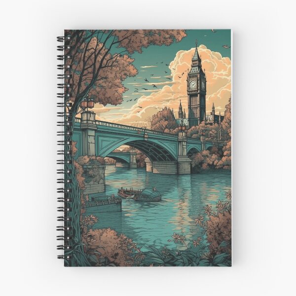 Item preview, London Clock Tower near Lake designed and sold by Ceylonex Arts.