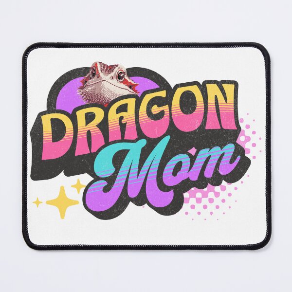 Item preview, Retro Bearded Dragon Mom with Heart designed and sold by DakotaInspired.