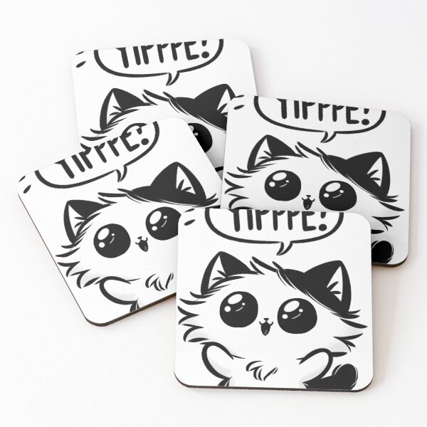 Item preview, Cute cat saying Yippie designed and sold by Lateef Prints.