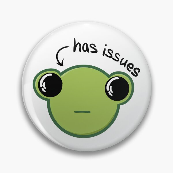 Item preview,  this frog has issues designed and sold by hellenjellen.