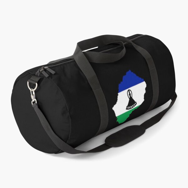 Item preview, Flag Map of Lesotho designed and sold by feether-store.