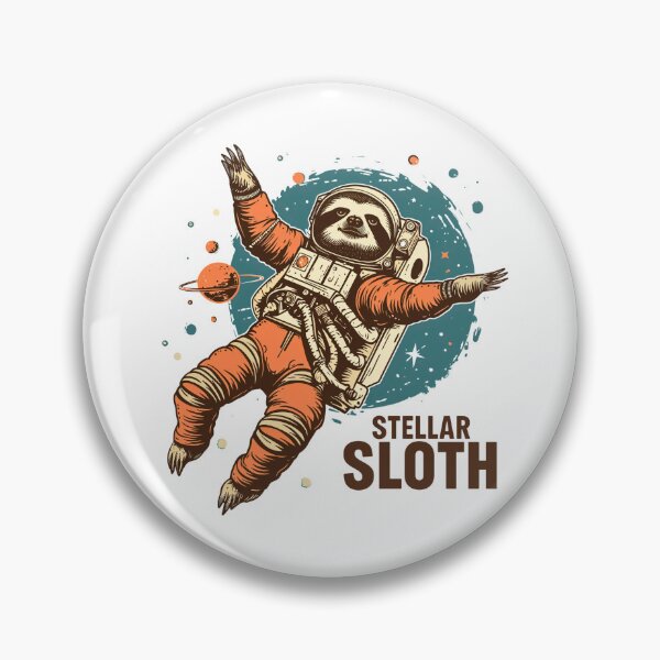 Item preview, Galactic Lazy: The Astronaut Sloth Adventure designed and sold by Moisky Patterns.
