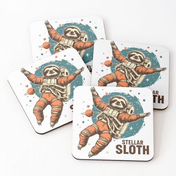 Item preview, Galactic Lazy: The Astronaut Sloth Adventure designed and sold by Moisky Patterns.