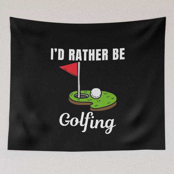 Item preview, I'd rather be golfing, golf sport or hobby lovers designed and sold by NBSStore.