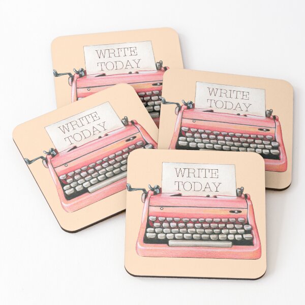 Item preview, Writers write today typewriter designed and sold by StiickitLLC.