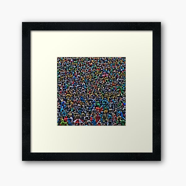 All of my people - The Raincoat Brigade Framed Art Print