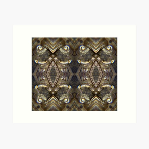 San Marco Scrolls [L]- Photography - Venice Italy - Palazzo Ducale ceiling sculpture - Gold Baroque Elegance - Travel Art Print