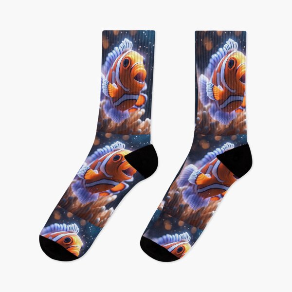 Item preview, Cute Clownfish In A Sea Anemone designed and sold by TheArtOfPat.