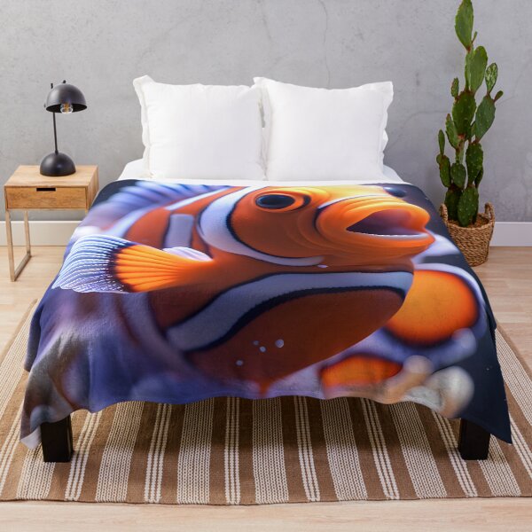Item preview, Cute Clownfish In A Sea Anemone designed and sold by TheArtOfPat.