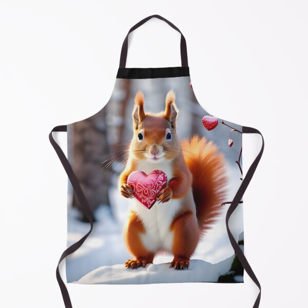 Item preview, A Squirrelly Valentine - Cute Red Squirrel With Heart designed and sold by TheCurators.