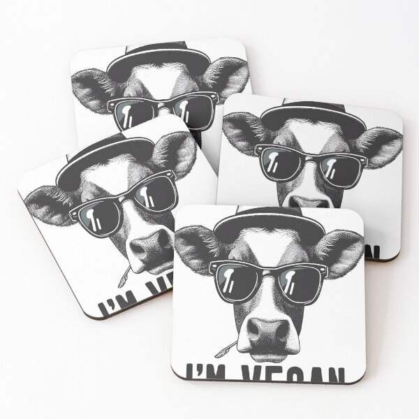 Item preview, I'm Vegan Funny Cow designed and sold by KitonicTees.