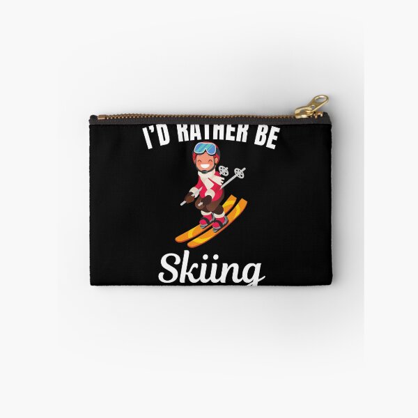 Item preview, I'd rather be skiing, snowboarding on skies hobby or winter sport lovers designed and sold by NBSStore.