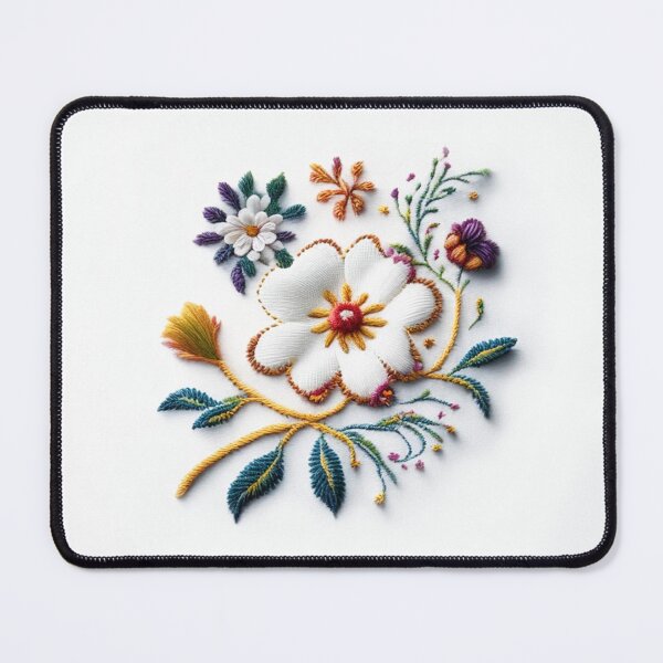 Item preview, Embroidery Flowers designed and sold by flashcompact.