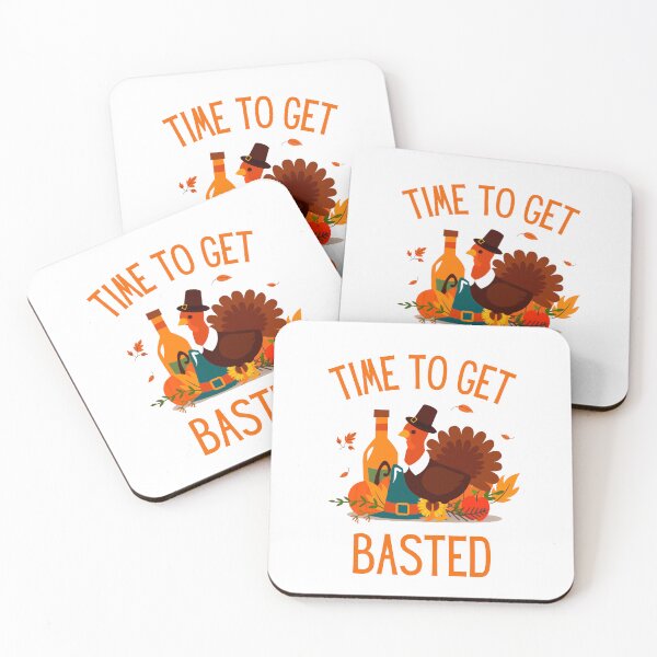 Item preview,  Time To Get Basted Funny Beer Thanksgiving Turkey Day Celebration designed and sold by ZACK ART.