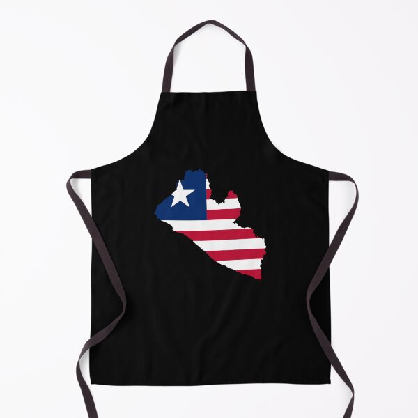 Item preview, Flag Map of Liberia designed and sold by feether-store.