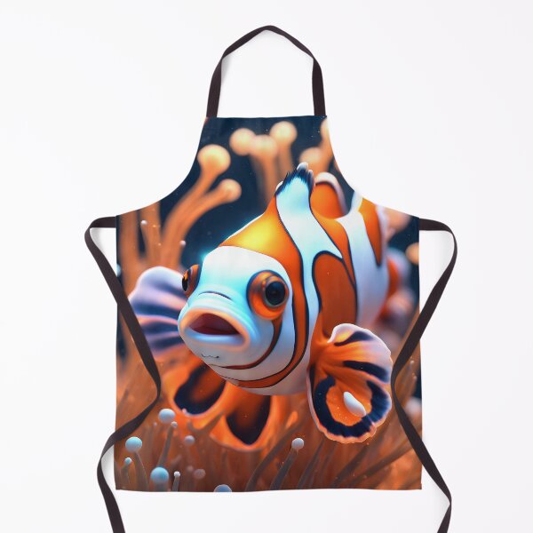 Item preview, Cute Clownfish In A Sea Anemone designed and sold by TheArtOfPat.