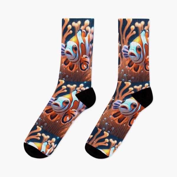 Item preview, Cute Clownfish In A Sea Anemone designed and sold by TheArtOfPat.
