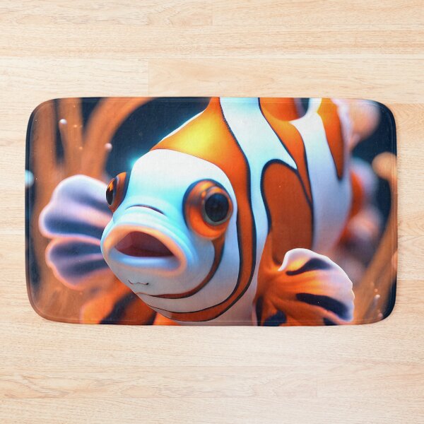 Item preview, Cute Clownfish In A Sea Anemone designed and sold by TheArtOfPat.