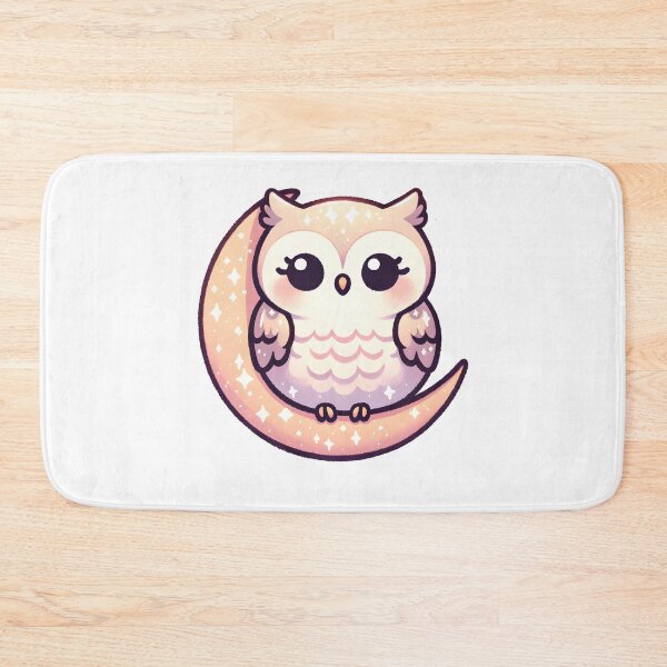 Item preview, Starry Night Owl on Crescent Moon  designed and sold by UmbrellaStudio1.