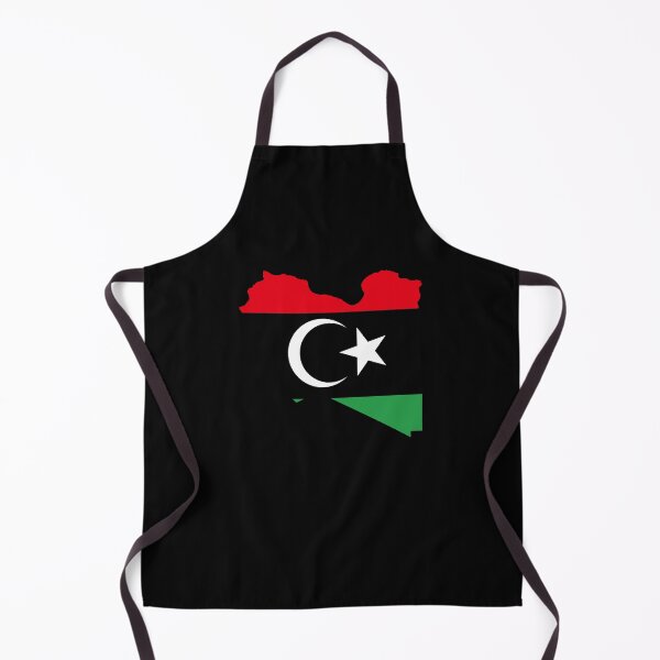 Item preview, Flag Map of Libya designed and sold by feether-store.
